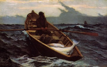 La niebla Advertencia Realismo pintor marino Winslow Homer Pinturas al óleo